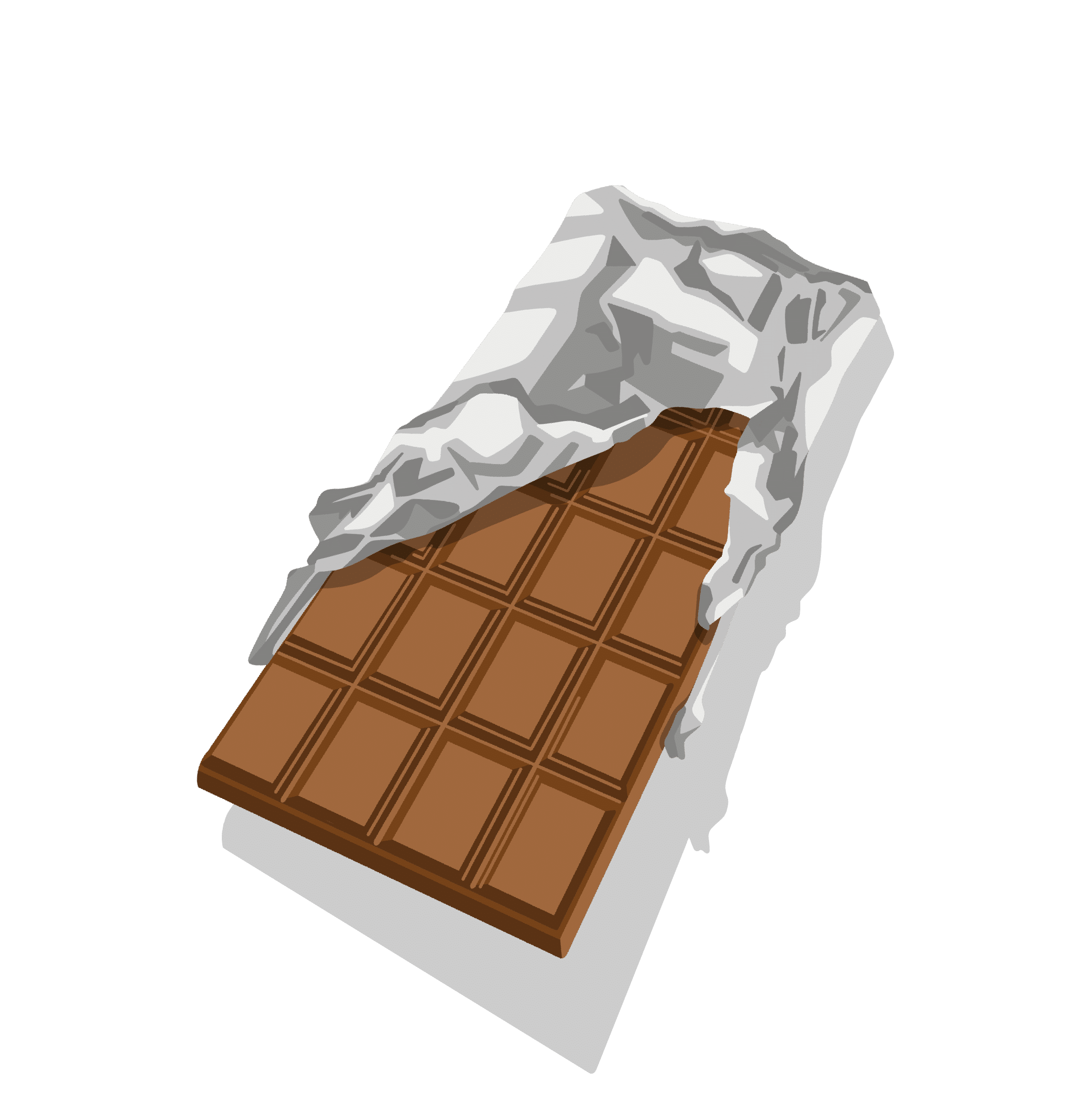 Dessin de barre de chocolat